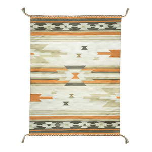 Obojstranný vonkajší koberec z recyklovaného plastu Green Decore Aztec, 90 x 150 cm vyobraziť
