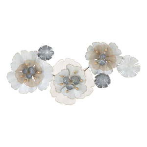Nástenná kovová dekorácia Mauro Ferretti Flowery, 119 × 60 cm vyobraziť