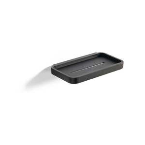 Čierna kúpeľňová polica Zone Rim, 22 x 11, 4 cm vyobraziť