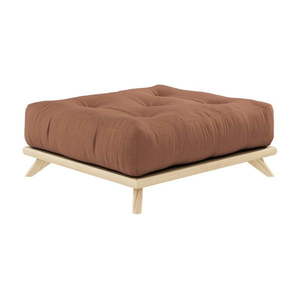 Podnožka Karup Design Senza Natural Clear/Clay Brown vyobraziť