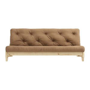 Rozkladacia pohovka s hnedým poťahom Karup Design Fresh Natural/Mocca vyobraziť