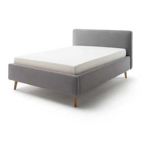 Sivá dvojlôžková posteľ s roštom a úložným priestorom Meise Möbel Mattis, 140 x 200 cm vyobraziť