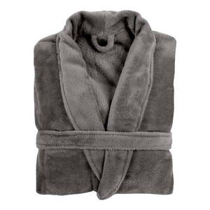 Sivý plyšový župan Tiseco Home Studio Cozy, L/XL vyobraziť