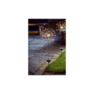 Vonkajšie solárne LED svietidlo s bielymi diódami Star Trading Firework, výška 100 cm vyobraziť