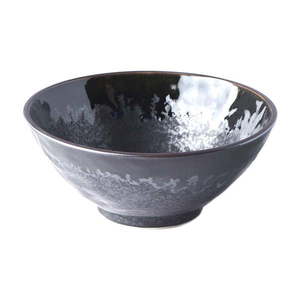 Čierna keramická miska na udon Mij Matt, ø 20 cm vyobraziť