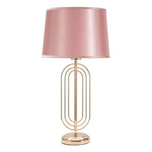 Ružová stolová lampa Mauro Ferretti Krista, výška 55 cm vyobraziť