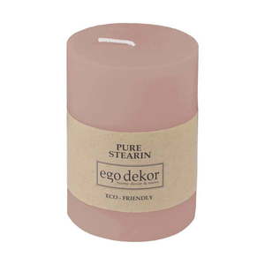 Púdrovoružová sviečka Eco candles by Ego dekor Friendly, doba horenia 37 h vyobraziť