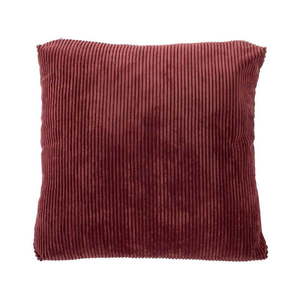 Červený dekoratívny vankúš Tiseco Home Studio Ribbed, 60 x 60 cm vyobraziť