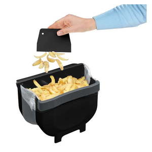 Čierny závesný odpadkový koš Wenko Black Outdoor Kitchen Fago, 5 l vyobraziť