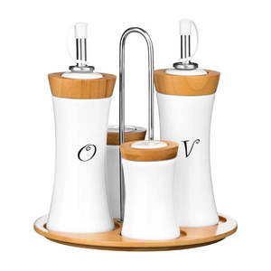 4-dielna sada na korenie a olej/ocot Premier Housewares Condiment vyobraziť