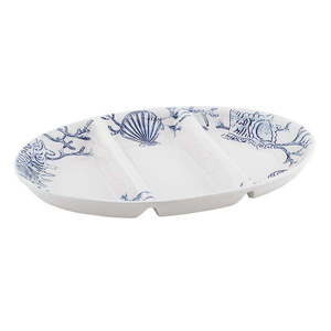 Modro-biely servírovací tanier Villa Altachiara Maris, 41 x 29 cm vyobraziť