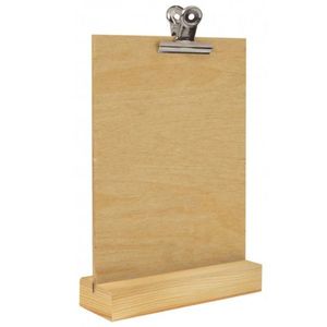 HENDI Stojan na menu so štipcom - A5 natural vyobraziť