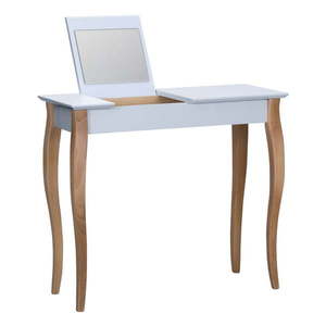 Svetlosivý toaletný stolík so zrkadlom Ragaba Dressing Table, dĺžka 85 cm vyobraziť