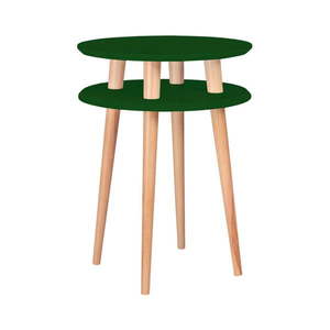 Tmavozelený odkladací stolík Ragaba Ufo, ⌀ 45 cm vyobraziť