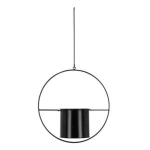 Čierny závesný držiak na kvetináč Esschert Design Planter vyobraziť