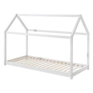 Biela detská domčeková posteľ Vipack Cabane, 90 x 200 cm vyobraziť