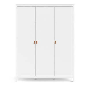 Biela šatníková skriňa 150x199 cm Madrid – Tvilum vyobraziť