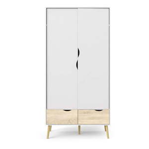 Biela šatníková skriňa Tvilum Oslo, 99 x 200 cm vyobraziť