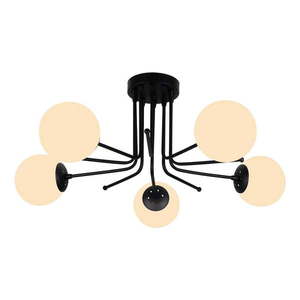 Čierne stropné svietidlo Squid Lighting Star, výška 34 cm vyobraziť