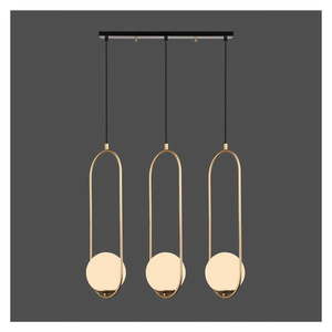 Závesné svietidlo v zlatej farbe Squid Lighting Arch, výška 146 cm vyobraziť