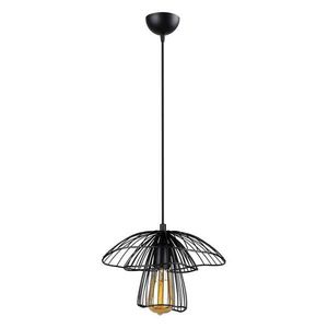 Čierne závesné svietidlo Squid Lighting Root, výška 117 cm vyobraziť