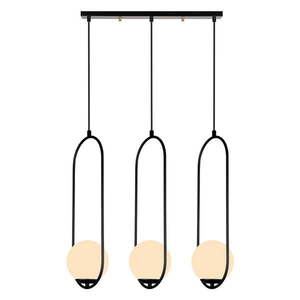 Čierne závesné svietidlo Squid Lighting Arch, výška 146 cm vyobraziť