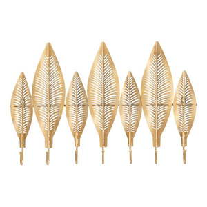 Kovový nástenný vešiak v zlatej farbe Long Leaf – Mauro Ferretti vyobraziť