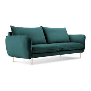 Petrolejovozelená zamatová pohovka Cosmopolitan Design Florence, 160 cm vyobraziť