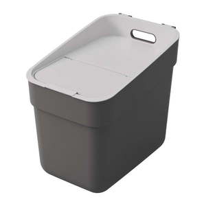 Tmavosivý odpadkový kôš na triedený odpad z recyklovaného plastu 20 l Ready To Collect – Curver vyobraziť