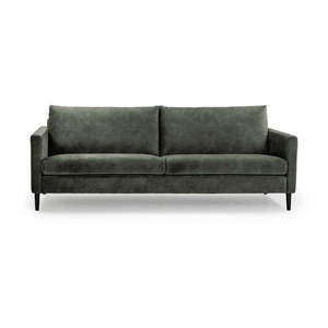 Zelenosivá zamatová pohovka 220 cm Adagio - Scandic vyobraziť