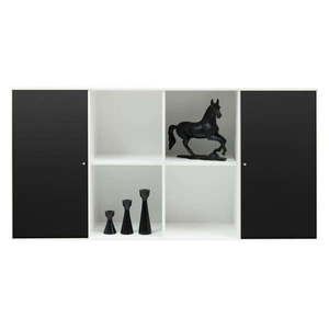 Čiernobiela nástenná komoda Hammel Mistral Kubus, 136 x 69 cm vyobraziť