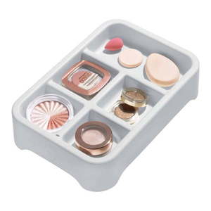 Sivý organizér na šperky iDesign Eco Bin 5, 28, 12 x 19, 23 cm vyobraziť