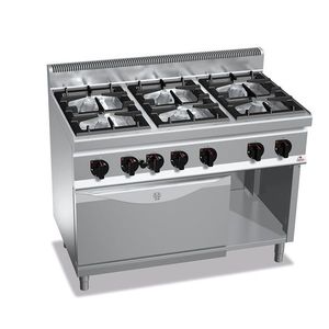 BERTO´S 6- P-sporák s P-rúrou BERTO´s rada 700, rúra 4 kW, GN 1/1 vyobraziť