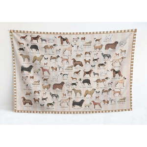 Prikrývka na dvojlôžko 170x240 cm Dog Types – Little Nice Things vyobraziť