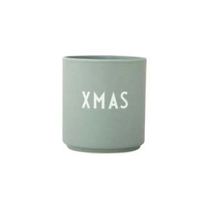 Zelený hrnček z imitácie porcelánu Design Letters Favourite, 0, 25 l vyobraziť