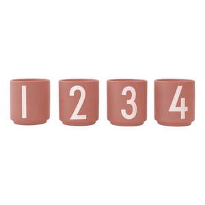 Porcelánové svietniky v súprave 4 ks Mini - Design Letters vyobraziť