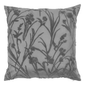 Sivý dekoratívny vankúš Tiseco Home Studio Iris, 45 x 45 cm vyobraziť