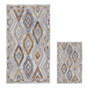 Sivé kúpeľňové predložky v súprave 2 ks 60x100 cm – Mila Home vyobraziť