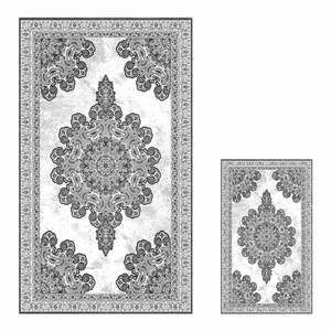 Sivé kúpeľňové predložky v súprave 2 ks 60x100 cm – Mila Home vyobraziť