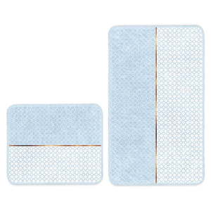 Modré kúpeľňové predložky v súprave 2 ks 60x100 cm – Mila Home vyobraziť