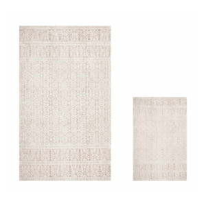 Béžové kúpeľňové predložky v súprave 2 ks 60x100 cm – Mila Home vyobraziť