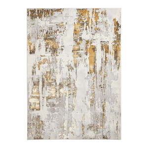Koberec vo svetlosivo-zlatej farbe 200x290 cm Apollo – Think Rugs vyobraziť