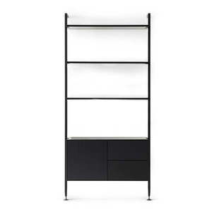 Čierna knižnica v dekore duba 94x210 cm Edge by Hammel - Hammel Furniture vyobraziť