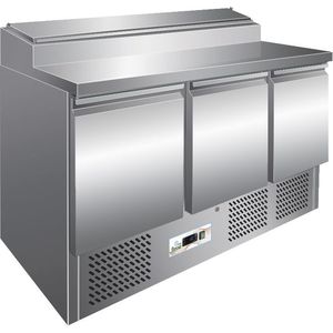 Saladeta FORCOLD so zabudovanou vitrinou -3 dverová vyobraziť