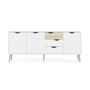 Biela komoda 196x82x39 cm Oslo – Tvilum vyobraziť