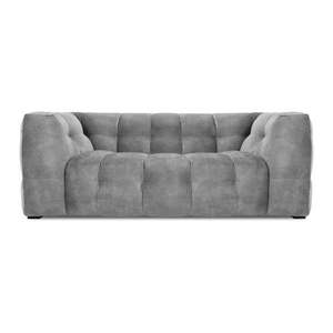 Sivá zamatová pohovka Windsor & Co Sofas Vesta, 208 cm vyobraziť