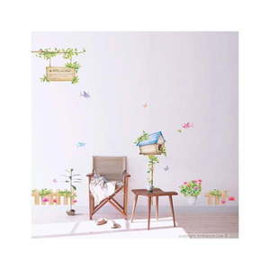Sada samolepiek Ambiance Happy House, 42 × 30 cm vyobraziť