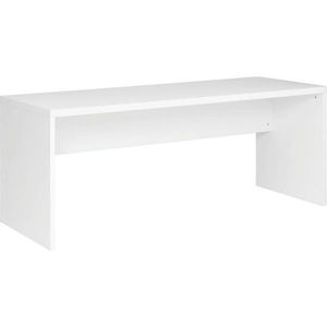 Xora PÍSACÍ STÔL, biela s vysokým leskom, 180/69/75 cm vyobraziť