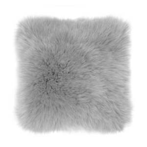 Sivý vankúš Tiseco Home Studio Sheepskin, 45 x 45 cm vyobraziť