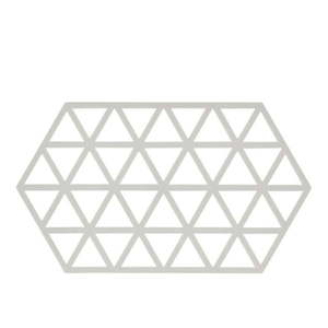 Svetlosivá silikónová podložka pod horúce nádoby Zone Triangles vyobraziť